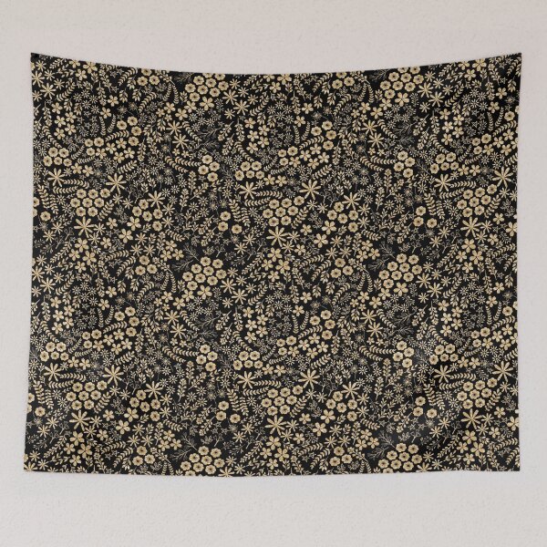 Item preview, Black and Gold Floral designed and sold by ClaireMeganArt.