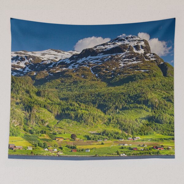 Item preview, Farming Village in Nordfjord Norway designed and sold by Martyn R Arnold Fine Art Nature & Landscape Photography.
