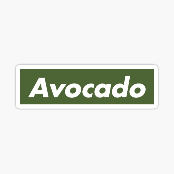 Avocado Song Stickers Redbubble - guacamole song roblox id