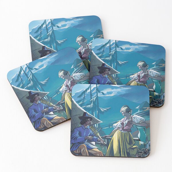 Item preview, Zofia Stryjeńska - A Girl and a Fiddler an Evening in the Mountain designed and sold by lamardurgan351.
