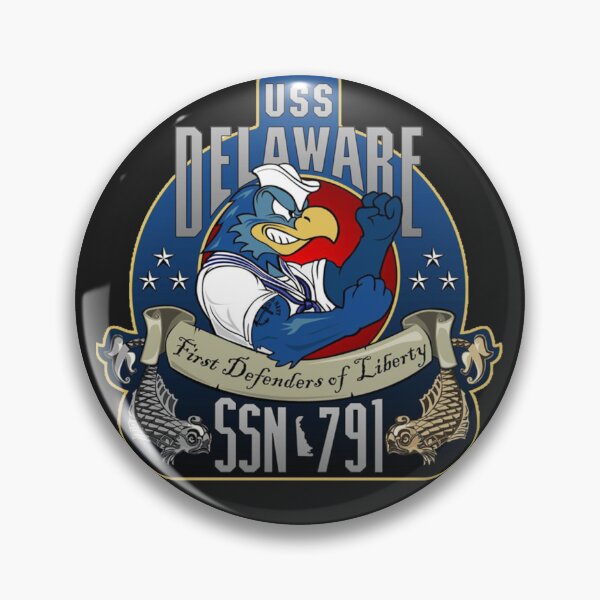Item preview, USS Delaware (SSN-791) Crest E designed and sold by rayejjtsenga.