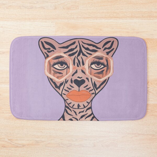 Item preview, Girl Tiger Face Lips Illustration Drawing designed and sold by Md safi uddin Nazim.