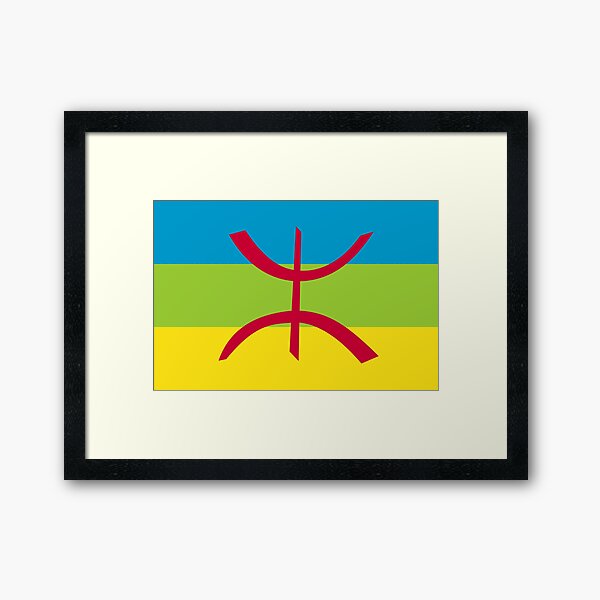 Berber flag Impression encadrée