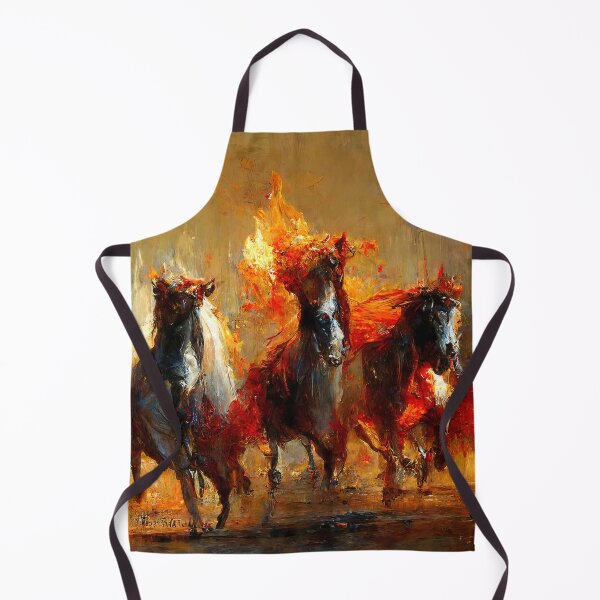Item preview, Flaming Horses designed and sold by AM FineArtPrints.