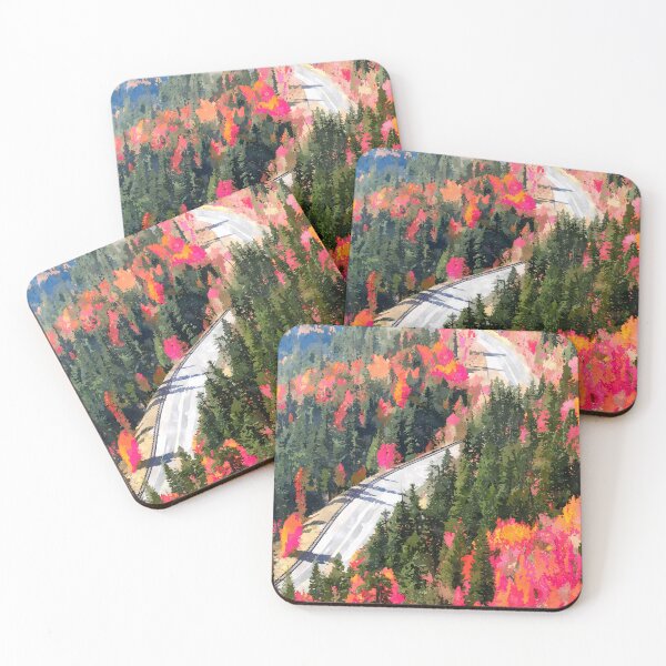 Item preview, Valley of Pink Trees | Fantasy Pop of Color Forest Nature | Jungle Adventure Road Trip Pine designed and sold by 83oranges.com.