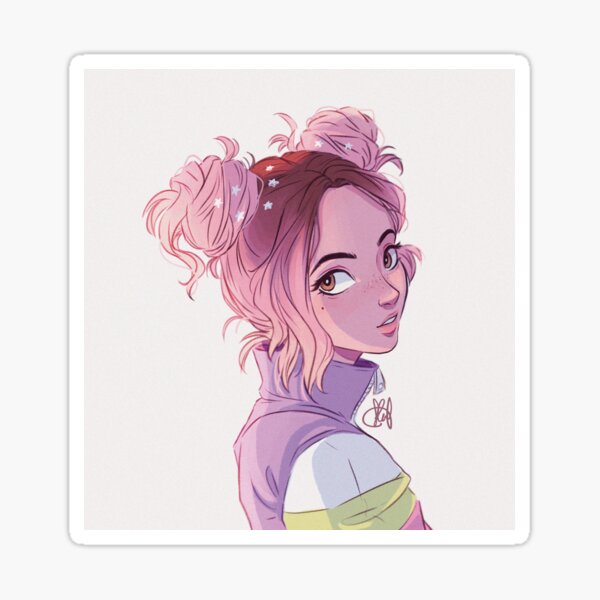 Evie with her Space Buns by cerbross on Newgrounds