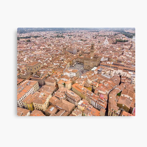 City of Florence from above - Italy Canvas Print