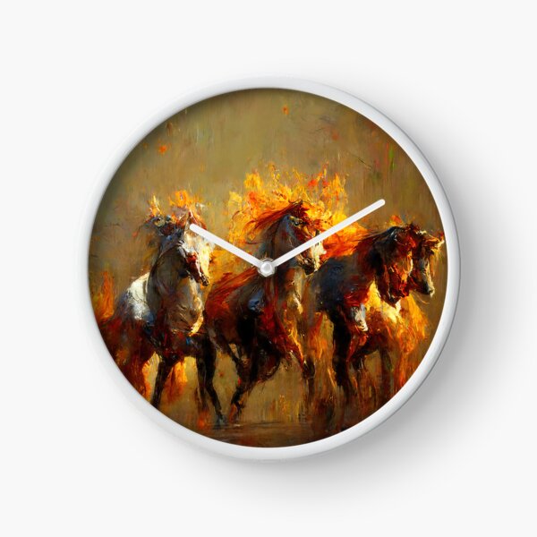 Item preview, Flaming Horses designed and sold by AM FineArtPrints.