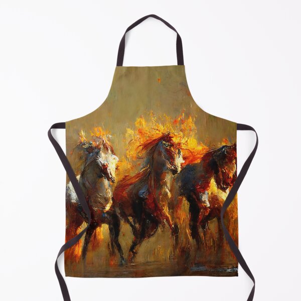 Item preview, Flaming Horses designed and sold by AM FineArtPrints.