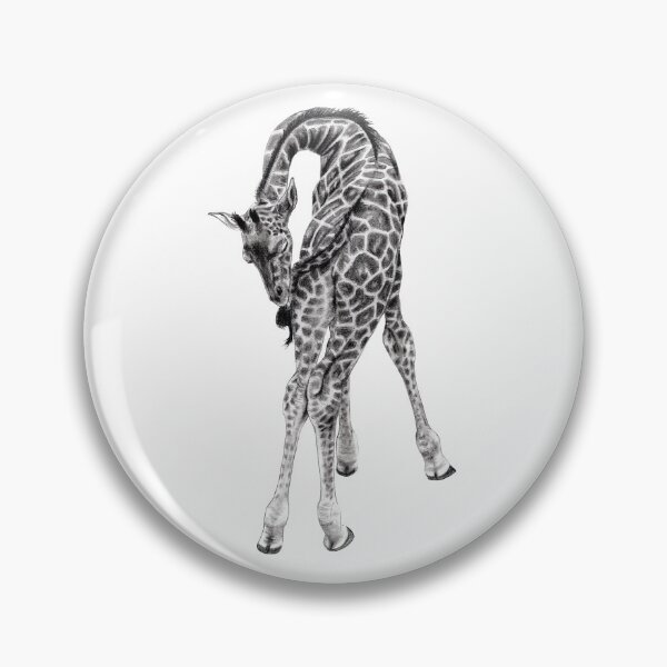 Item preview, Giraffe biting its tail designed and sold by SylvieG18.