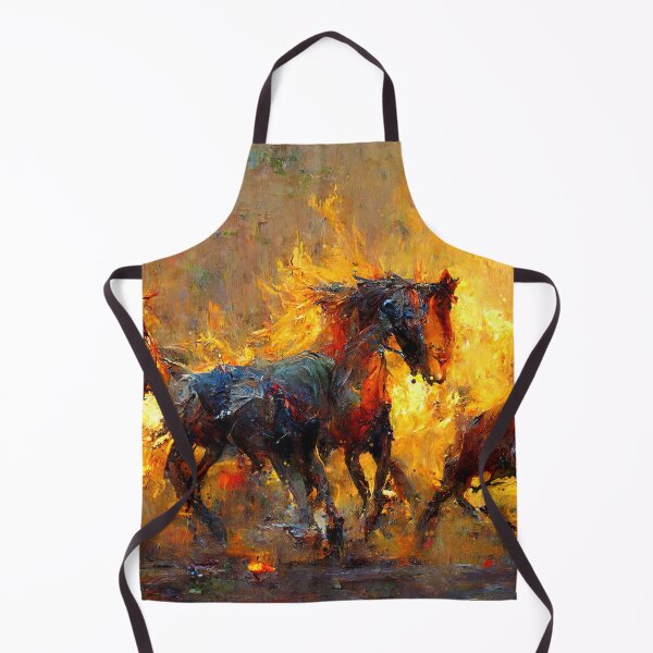 Item preview, Flaming Horses designed and sold by AM FineArtPrints.