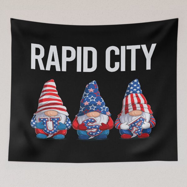 Item preview, Happy USA Gnomes Rapid City designed and sold by xaviajames9.