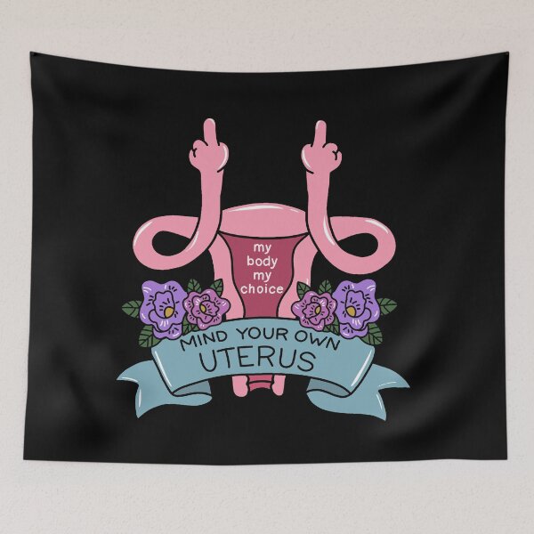 Item preview, Uterus - Pro-Choice designed and sold by ValentinaHramov.