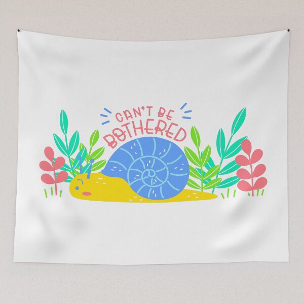 Item preview, Can't be bothered snail designed and sold by PlanetAries.