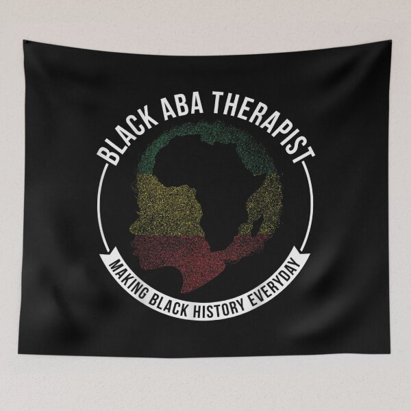 Item preview, Black History Month ABA Therapist Flag African American designed and sold by BrianLangle2023.