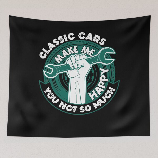 Item preview, Car Mechanic - Classic Cars Make Me Happy designed and sold by UnknownArtistt.