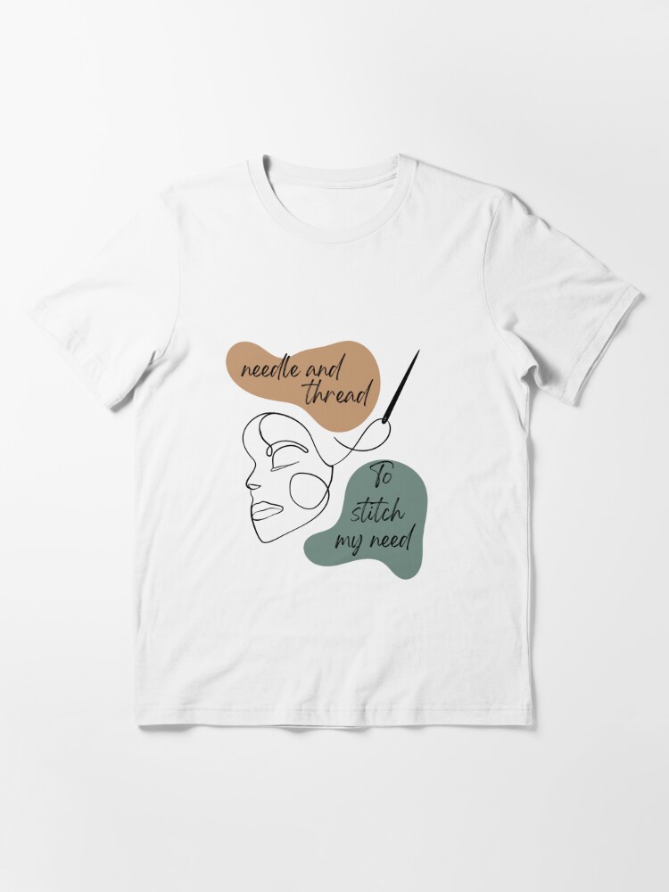 Needle and thread to stitch my need sewing design | Essential T-Shirt