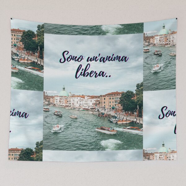 Item preview, I am a free soul - popular Italian quotes theme gifts  designed and sold by RebelliousRosee.