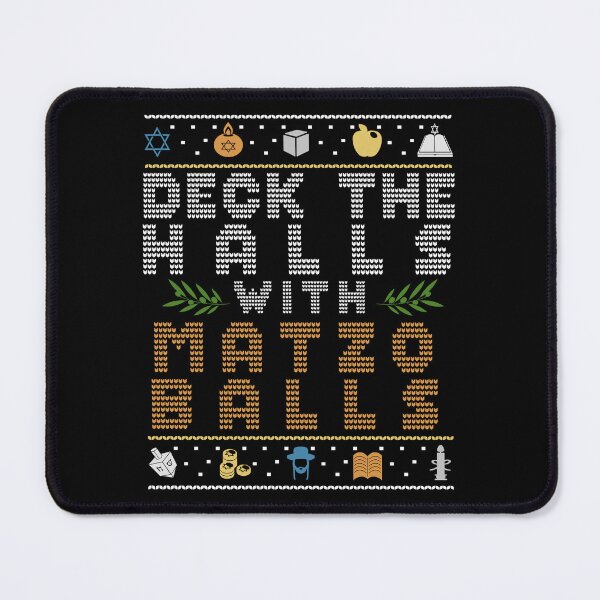 Item preview, Deck The Halls Matzo Balls Funny Hanukkah Channukah design designed and sold by Merchking1.