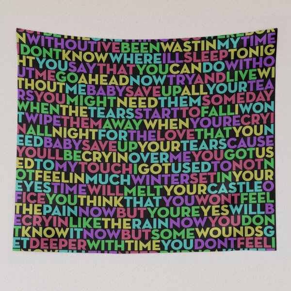 Item preview, Save Up All Your Tears - Cher (lyrics) v.1 designed and sold by x1brett.
