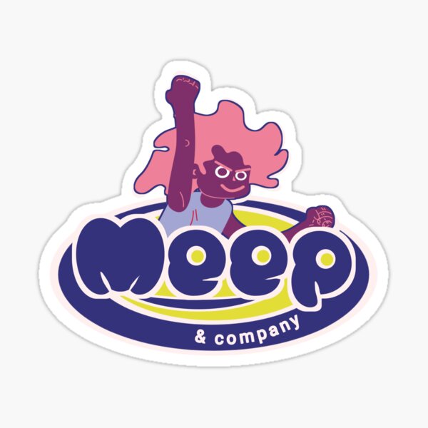 Meep Morp Dinosaur Sticker