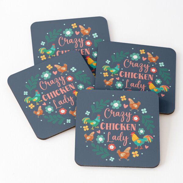 Item preview, Crazy Chicken Lady designed and sold by KrisInStitches.