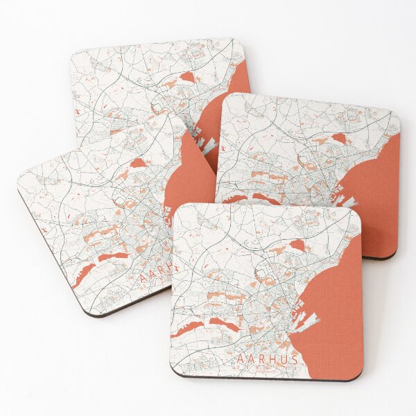 Item preview, Aarhus City Map of Denmark - Bohemian designed and sold by deMAP.