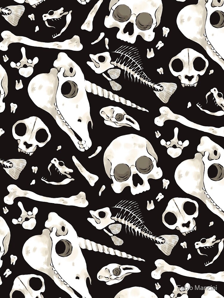 black Skulls and Bones - Wunderkammer by fabiomancini