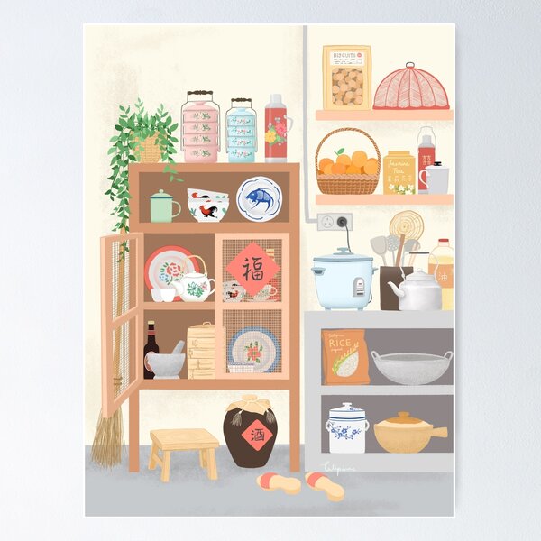 Item preview, Nostalgic Chinese Kitchen designed and sold by Tulipions.