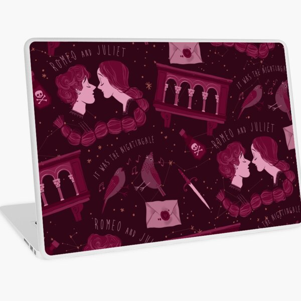 Shakesperean pattern - Romeo and Juliet Laptop Skin