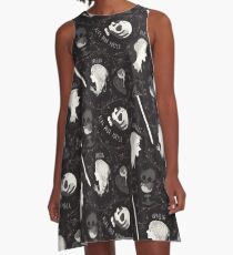 Shakespearean pattern - Hamlet A-Line Dress