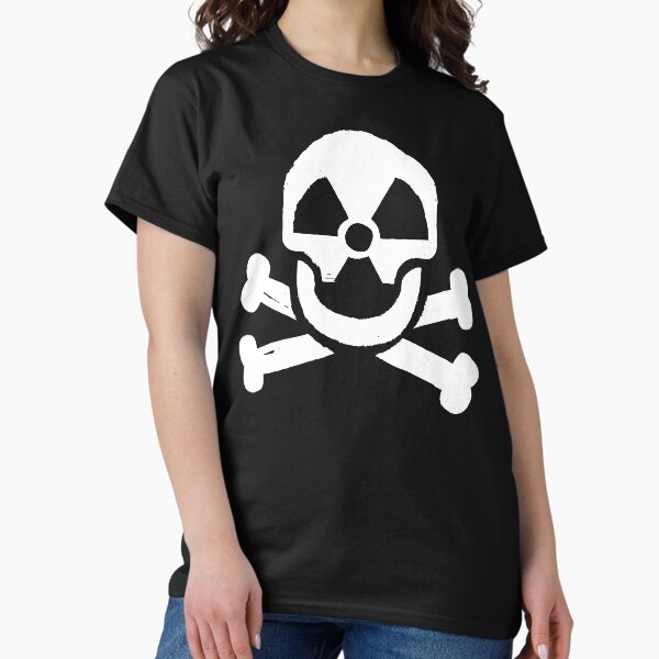 Radioactive Skull (Reversed) Classic T-Shirt