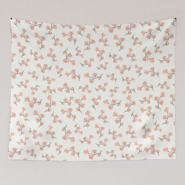 Item preview, Pink carnation flower pattern designed and sold by Doodle-Factory.