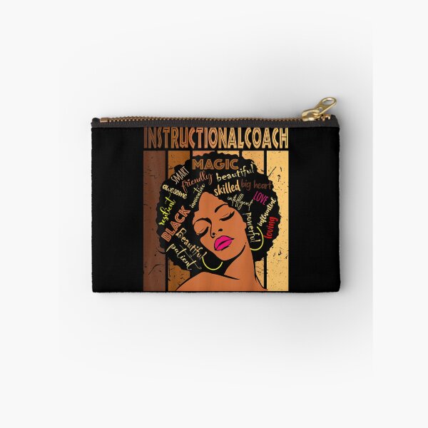 Item preview, Black Instructional Coach Afro African American Woman designed and sold by BrianLangley2.