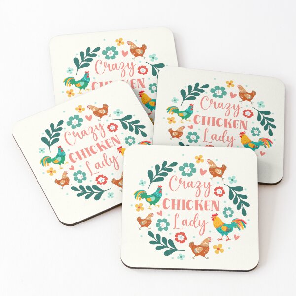 Item preview,  Crazy Chicken Lady designed and sold by KrisInStitches.