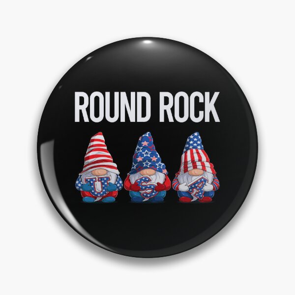 Item preview, Happy USA Gnomes Round Rock designed and sold by xaviajames9.