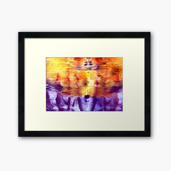 spirit from the sky Framed Art Print