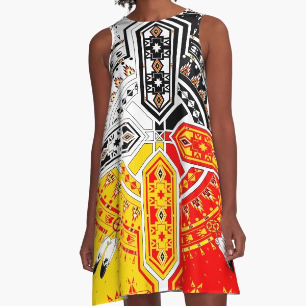The Four Direction A-Line Dress
