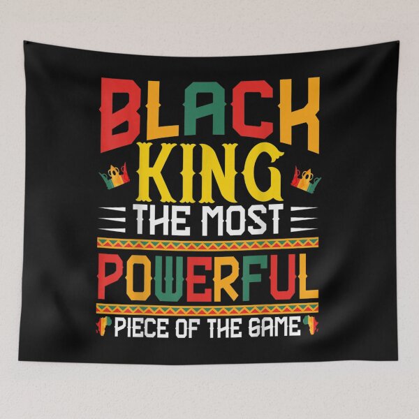 Item preview, Black King The Most Powerful Piece in The Game Men Boy designed and sold by BrianLangley2.