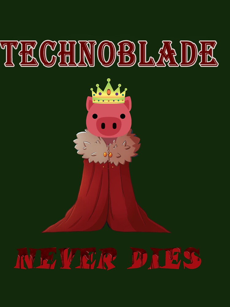 Technoblade Never Dies Fanart - BLACK Magnet for Sale by KaduaNganu