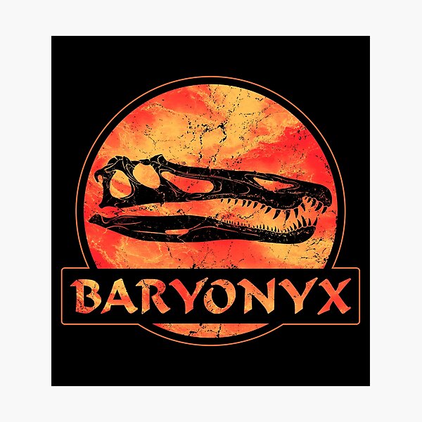Artikel-Vorschau von Baryonyx Fossil Schädel, designt und verkauft von NicGrayGraphic.