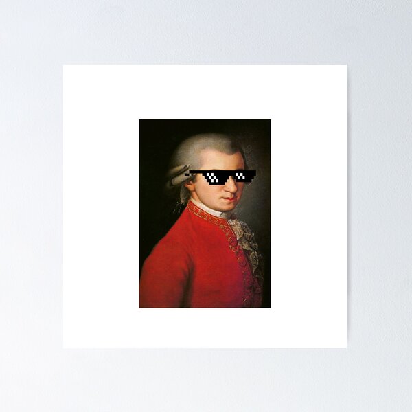 Vista previa del artículo con la obra «Thug Mozart», diseñado y vendido por ClaireStag.