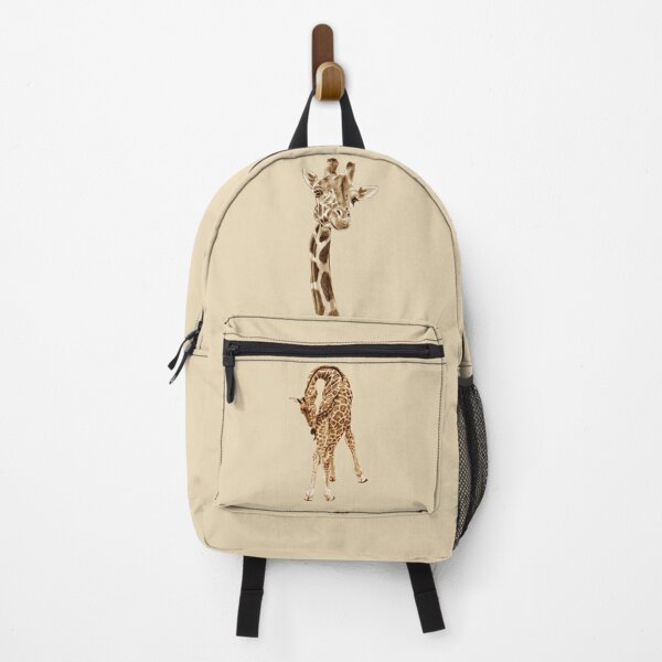 Item preview, Giraffe biting its tail - brown colorized version designed and sold by SylvieG18.