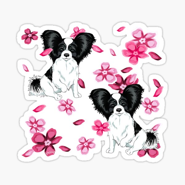 Sticker papillons et fleurs - TenStickers