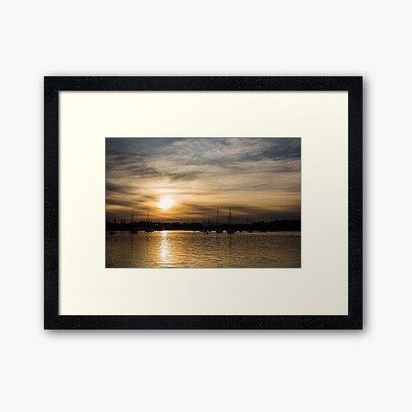 Port Macquarie Marina Framed Art Print