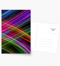Saturn plaid Postcards