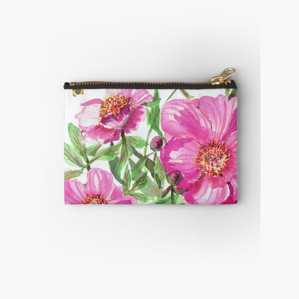Item preview, Pink Peonies at the Arb with Bee designed and sold by MadLilyArt.