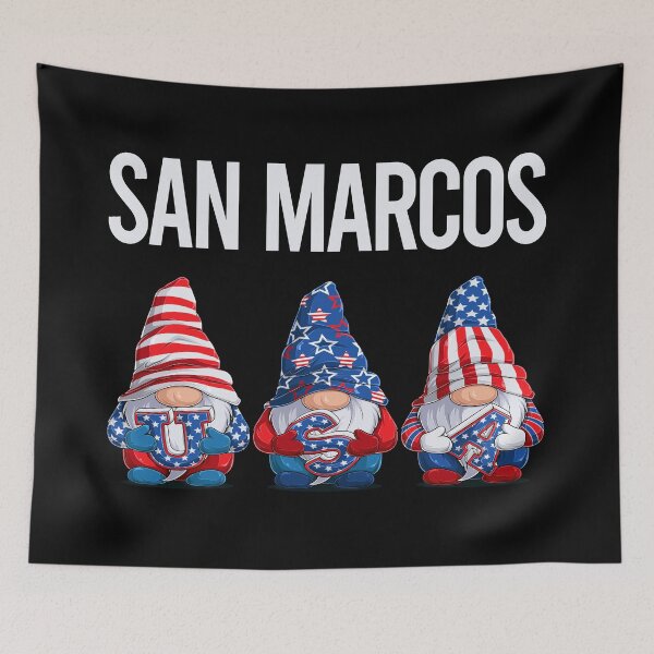 Item preview, Happy USA Gnomes San Marcos designed and sold by xaviajames9.