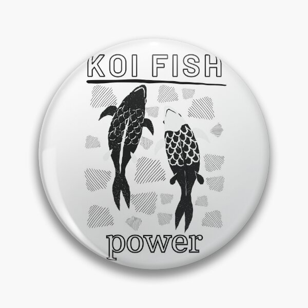 Item preview, Chinese Lucky Koi Fish Feng Shui Black designed and sold by FengShuiLounge.