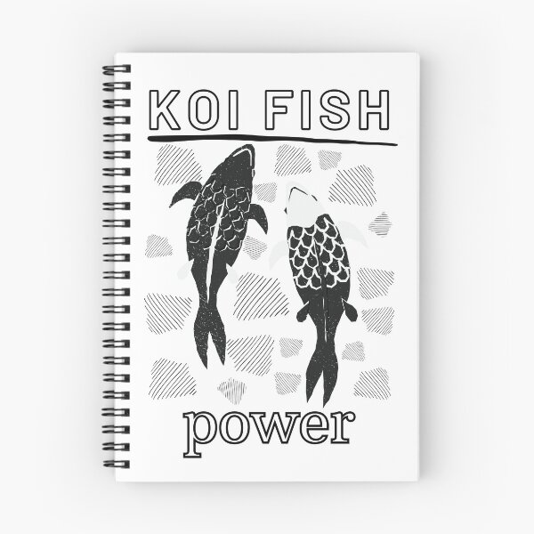 Item preview, Chinese Lucky Koi Fish Feng Shui Black designed and sold by FengShuiLounge.